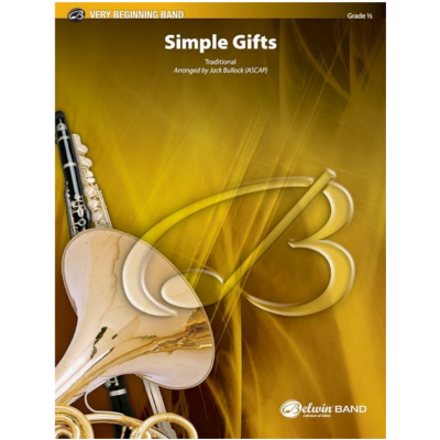 Simple Gifts Arr. Jack Bullock Concert Band Chart Grade 0.5-Concert Band Chart-Alfred-Engadine Music
