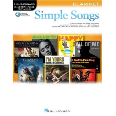 Simple Songs for Clarinet-Instrumental Solo Series-Hal Leonard-Engadine Music