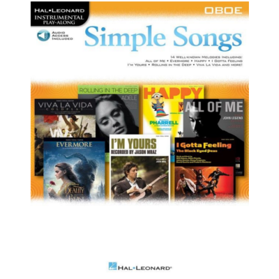 Simple Songs for Oboe-Instrumental Solo Series-Hal Leonard-Engadine Music