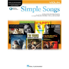 Simple Songs for Violin-Instrumental Solo Series-Hal Leonard-Engadine Music