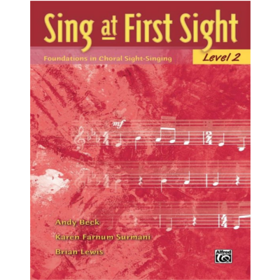 Sing at First Sight, Level 2 - Textbook-Choral-Alfred-Engadine Music
