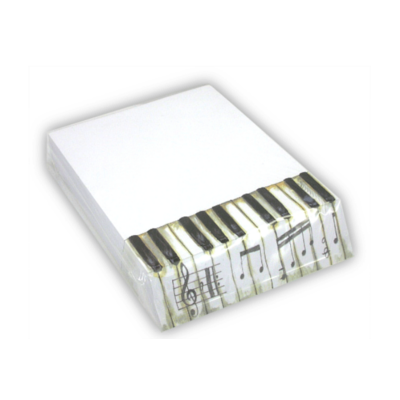 Slant Pad Keys Design-Stationery-Engadine Music-Engadine Music