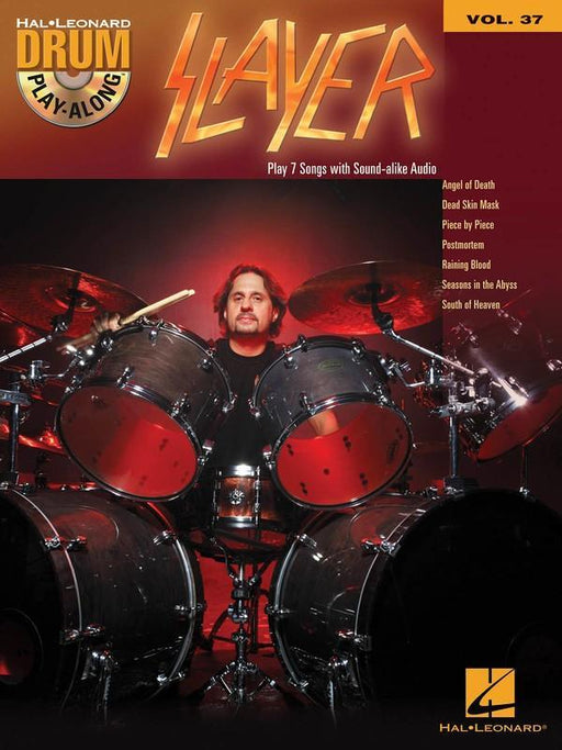 Slayer, Drum Play-Along Volume 37-Percussion-Hal Leonard-Engadine Music