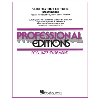 Slightly Out of Tune, Arr. Frank Mantooth Stage Band Chart Grade 5-6-Stage Band chart-Hal Leonard-Engadine Music