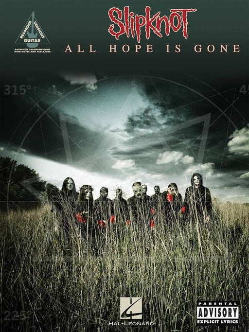 Slipknot - All Hope Is Gone-Songbooks-Hal Leonard-Engadine Music
