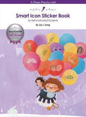 Smart Icon Sticker Book-Piano & Keyboard-Hal Leonard-Engadine Music