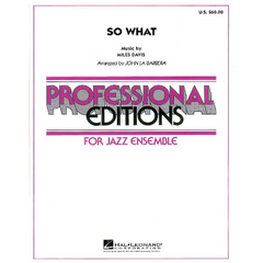 So What Arr. John La Barbera Stage Band Chart Grade 5-Stage Band chart-Hal Leonard-Engadine Music