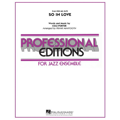 So in Love, Cole Porter Arr. Frank Mantooth Stage Band Chart Grade 5-6-Stage Band chart-Hal Leonard-Engadine Music