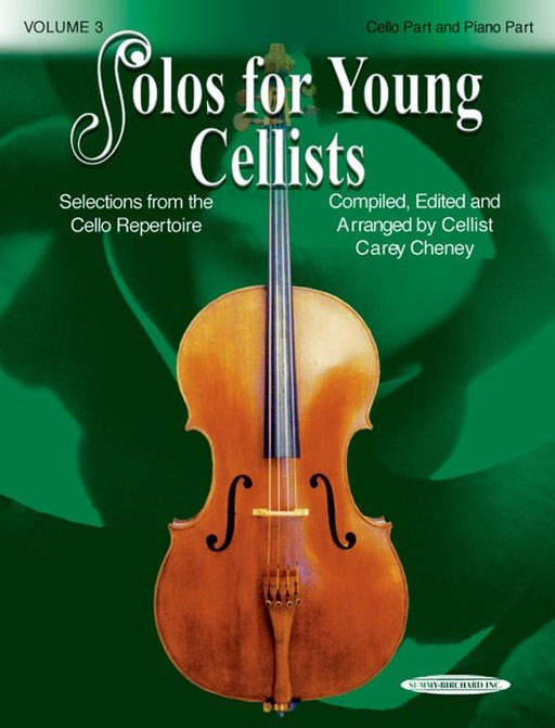 Solos for Young Cellists Cello and Piano Accompaniment Volume 3-Strings-Alfred-Engadine Music