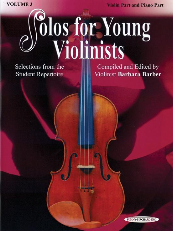 Solos for Young Violinists Violin and Piano Accompaniment, Volume 3-Strings-Alfred-Engadine Music