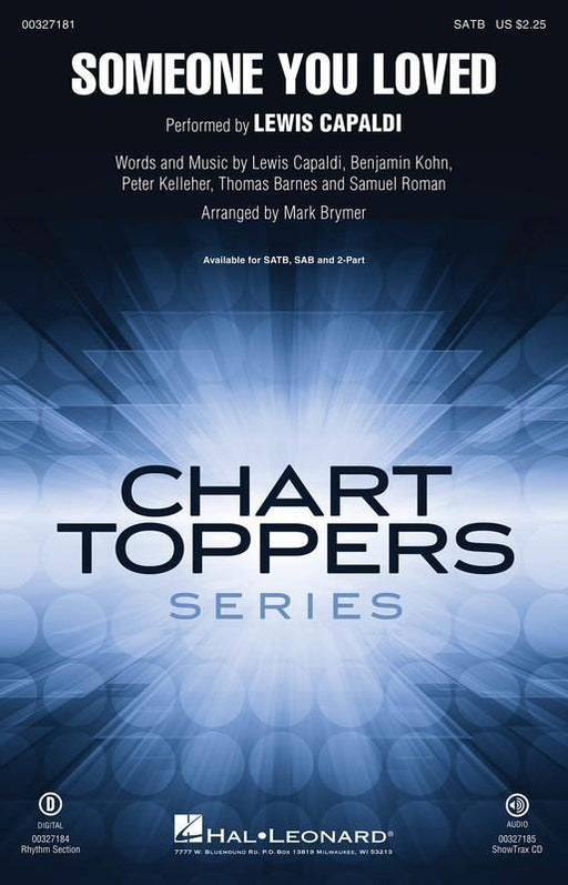 Someone You Loved Arr. Mark Brymer, Audrey Snyder SATB Choral