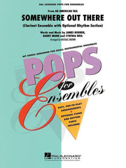 Somewhere Out There, Arr. Michael Brown Clarinet Ensemble Grade 2.5