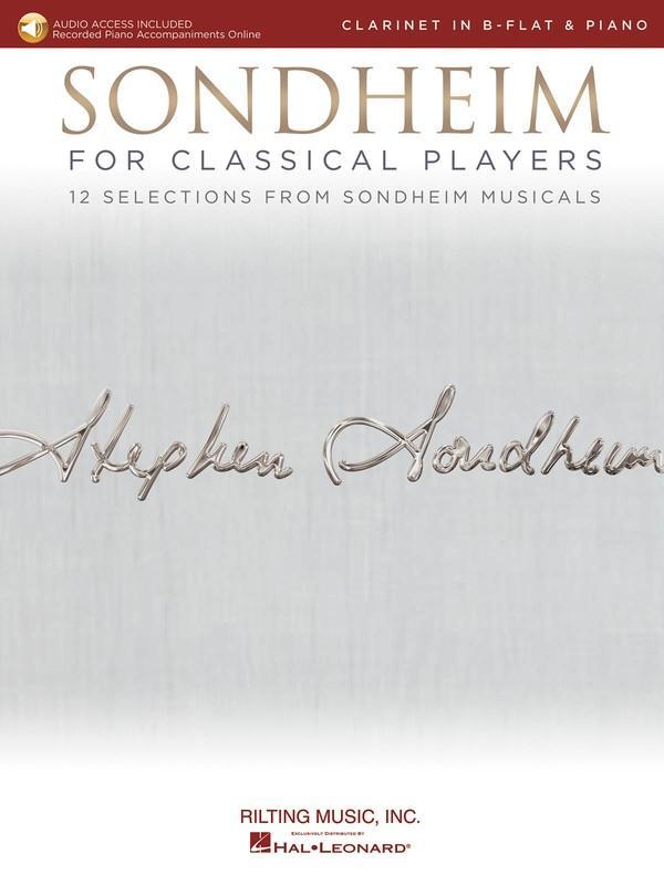 Sondheim for Classical Players - Clarinet and Piano-Woodwind-Hal Leonard-Engadine Music