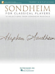 Sondheim for Classical Players - Trumpet and Piano-Brass-Hal Leonard-Engadine Music
