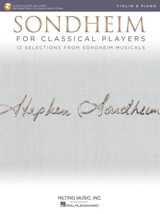 Sondheim for Classical Players - Violin and Piano-Strings-Hal Leonard-Engadine Music