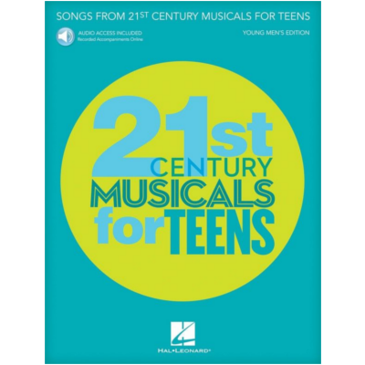 Songs from 21st Century Musicals for Teens, Young Men's Edition - Book/Online Audio-Vocal-Hal Leonard-Engadine Music