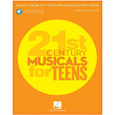 Songs from 21st Century Musicals for Teens, Young Women's Edition - Book/Online Audio-Vocal-Hal Leonard-Engadine Music