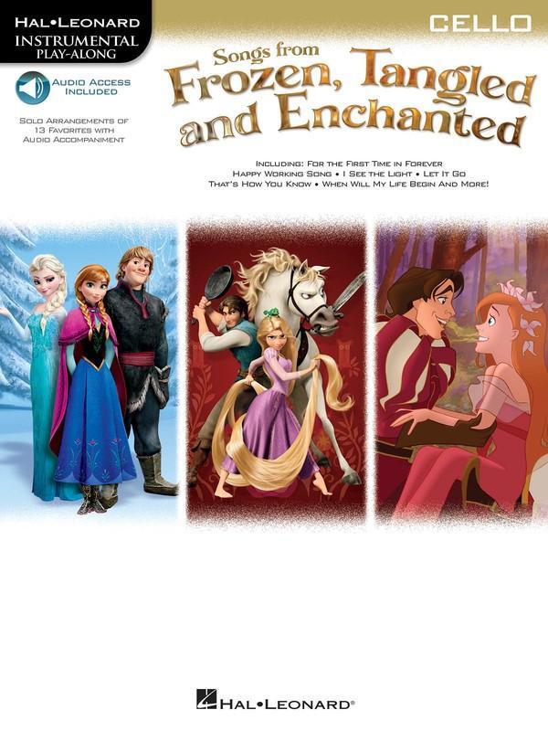Songs from Frozen, Tangled and Enchanted, Cello-Strings-Hal Leonard-Engadine Music