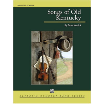 Songs of Old Kentucky Arr. Brant Karrick Concert Band Chart Grade 3.5-Concert Band Chart-Alfred-Engadine Music