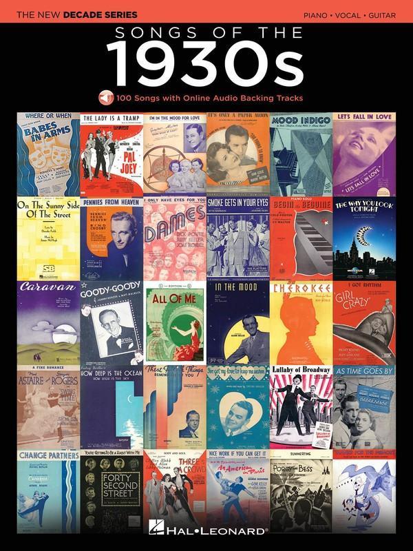 Songs of the 1930s - Piano, Vocal & Guitar-Piano Vocal & Guitar-Hal Leonard-Engadine Music
