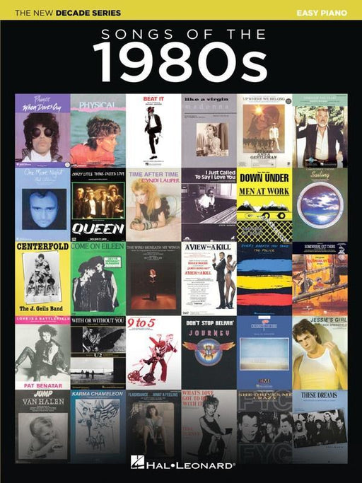 Songs of the 1980s, Easy Piano-Piano & Keyboard-Hal Leonard-Engadine Music