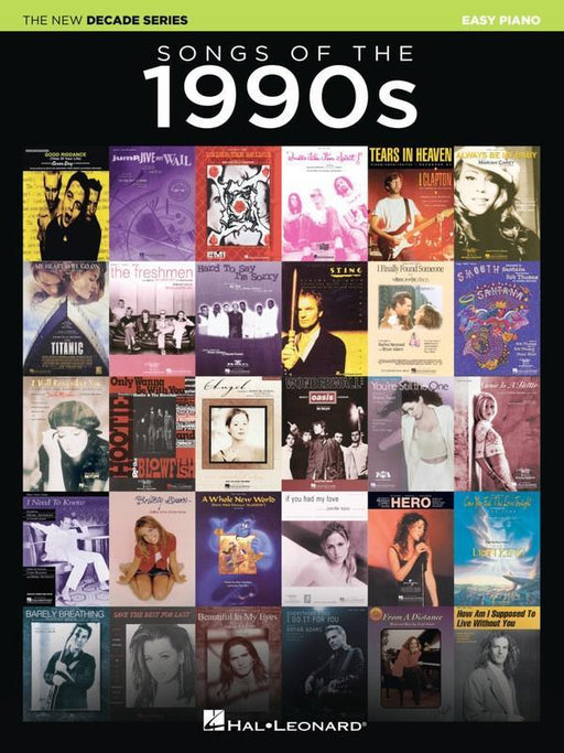 Songs of the 1990s, Easy Piano-Piano & Keyboard-Hal Leonard-Engadine Music
