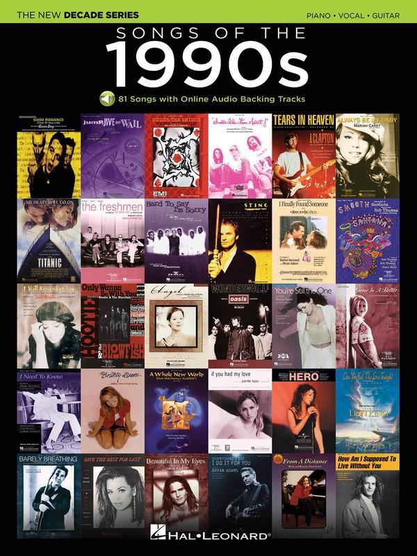 Songs of the 1990s - Piano, Vocal & Guitar-Piano Vocal & Guitar-Hal Leonard-Engadine Music