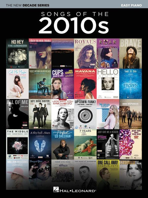 Songs of the 2010s, Easy Piano-Piano & Keyboard-Hal Leonard-Engadine Music