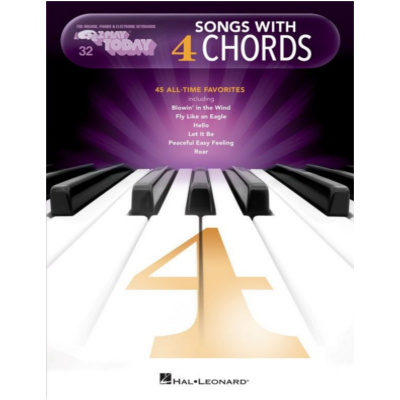 Songs with 4 Chords E-Z Play Today Volume 32-Piano & Keyboard-Hal Leonard-Engadine Music