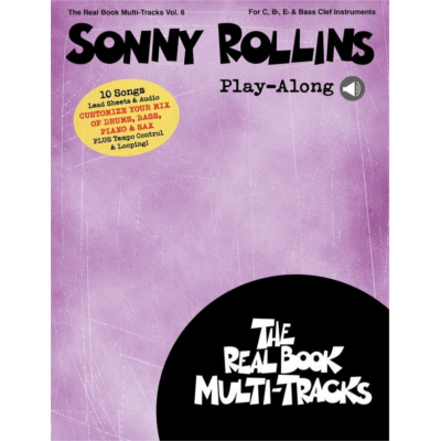 Sonny Rollins Play-Along, Real Book Multi-Tracks Volume 6-Jazz-Hal Leonard-Engadine Music