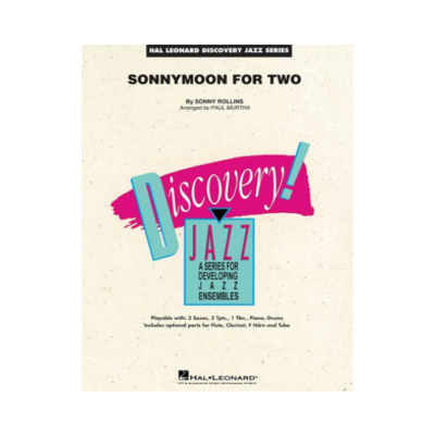 Sonnymoon for Two, Rollins Arr. Paul Murtha Stage Band Chart Grade 1.5-Stage Band chart-Hal Leonard-Engadine Music