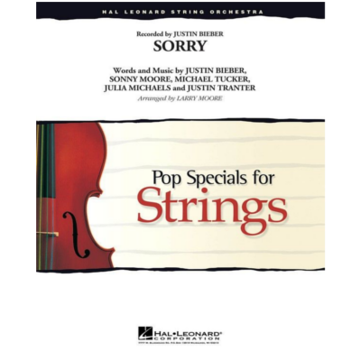 Sorry, Justin Bieber Arr. Larry Moore String Orchestra Grade 3-4-String Orchestra-Hal Leonard-Engadine Music