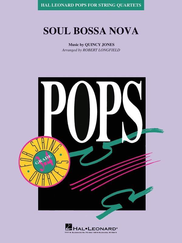 Soul Bossa Nova, Arr. Robert Longfield String Quartet Grade 3-4-String Quartet-Hal Leonard-Engadine Music