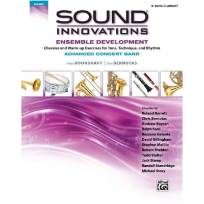 Sound Innovations for Concert Band Ensemble Development for Advanced Concert Band - Bass Clarinet-Ensemble-Alfred-Engadine Music