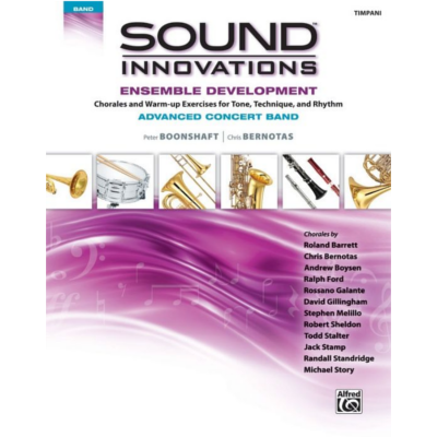 Sound Innovations for Concert Band Ensemble Development for Advanced Concert Band - Timpani-Ensemble-Alfred-Engadine Music