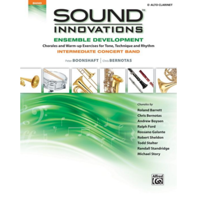 Sound Innovations for Concert Band Ensemble Development for Intermediate Concert Band - Alto Clarinet-Ensemble-Alfred-Engadine Music