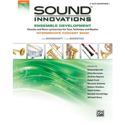 Sound Innovations for Concert Band Ensemble Development for Intermediate Concert Band - Alto Saxophone 1-Ensemble-Alfred-Engadine Music