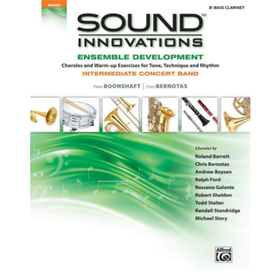 Sound Innovations for Concert Band Ensemble Development for Intermediate Concert Band - Bass Clarinet-Ensemble-Alfred-Engadine Music