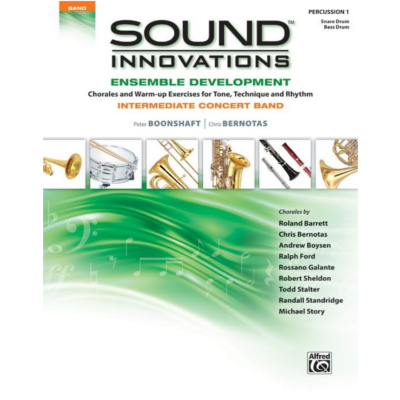 Sound Innovations for Concert Band Ensemble Development for Intermediate Concert Band - Percussion 1-Ensemble-Alfred-Engadine Music