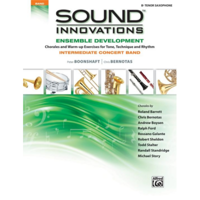 Sound Innovations for Concert Band Ensemble Development for Intermediate Concert Band - Tenor Saxophone-Ensemble-Alfred-Engadine Music