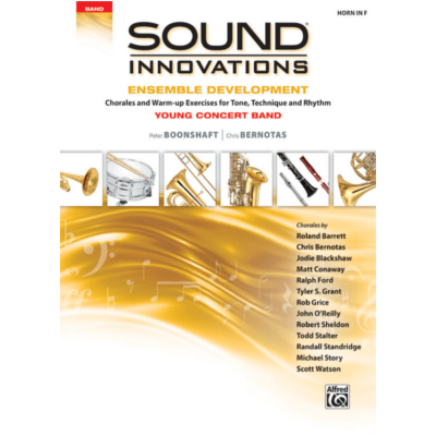Sound Innovations for Ensemble Development for Young Concert Band - French Horn-Ensemble-Alfred-Engadine Music