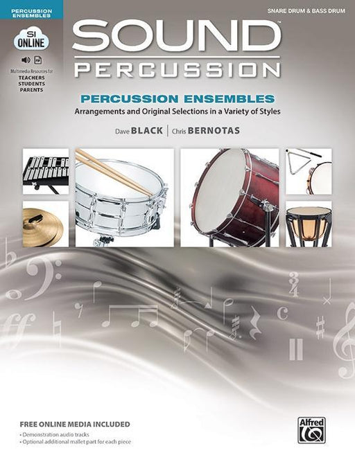 Sound Percussion Ensembles - Snare/Bass Drum Book & Online Media