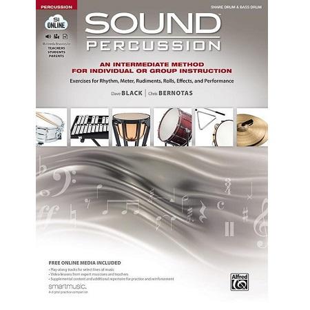 Sound Percussion -  Snare Drum/Bass Drum Book & Online Media