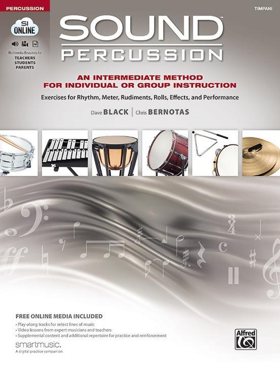 Sound Percussion - Timpani Book & Online Media-Percussion-Alfred-Engadine Music