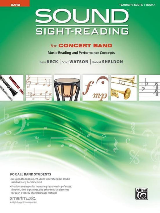Sound Sight-Reading for Concert Band, Book 1 - Teacher's Score-Band Method-Alfred-Engadine Music
