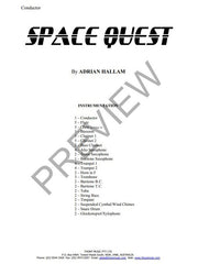 Space Quest, Arr. Adrian Hallam Concert Band Grade 2