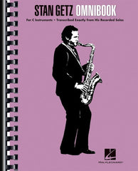 Stan Getz - Omnibook, C Instruments-Jazz-Hal Leonard-Engadine Music