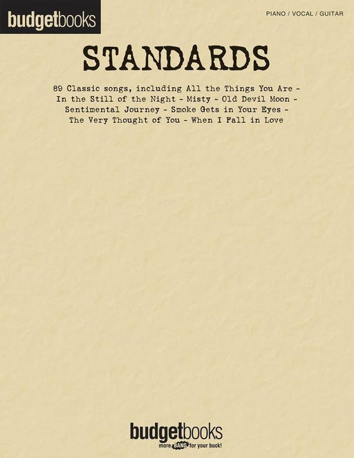 Standards, Piano Vocal & Guitar-Piano Vocal & Guitar-Hal Leonard-Engadine Music