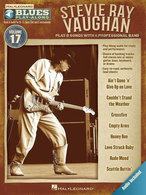 Stevie Ray Vaughan, Blues Play-Along Volume 17-Guitar & Folk-Hal Leonard-Engadine Music