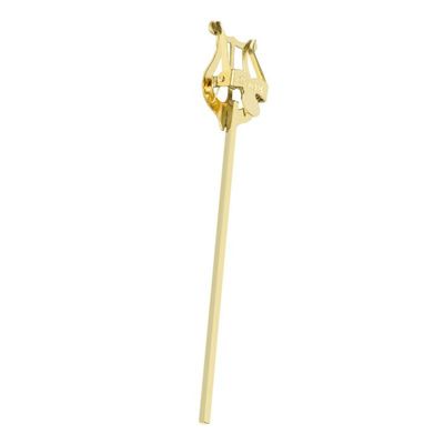 Straight Lyre - Gold - for Tubas, Baritones or Horns